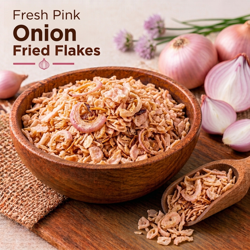 Coated Crispy Fried Pink Onion